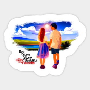 Love story Sticker